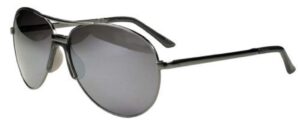 jimarti p16 - no tangle - polarized aviator sunglasses gunmetal/smoke