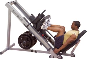 body-solid leg press/hack squat machine (glph1100) powerful, comfortable, and safe for building an explosive lower body, home gym equipment