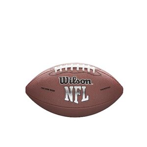 wilson nfl mvp football - brown, peewee size