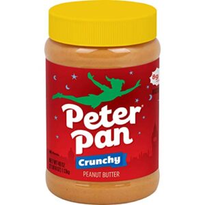 Peter Pan Crunchy Peanut Butter, 40-Ounce Jars (Pack of 3)