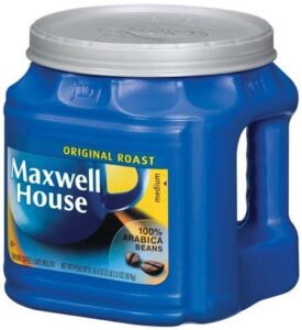 maxwell house original ground coffee, 34.5 ounce (pack of 6)