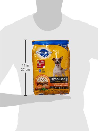 PEDIGREE Small Dog Adult Complete Nutrition Roasted Chicken, Rice & Vegetable Flavor Dry Dog Food 15.9 Pounds