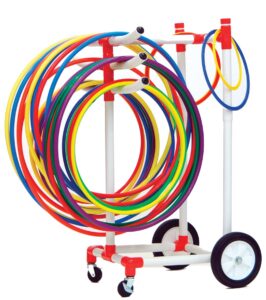 champion sports heavy-duty plastic hoop cart