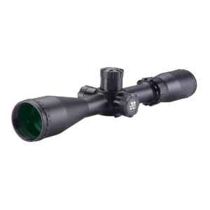 BSA 3-9X40 Sweet 22 Rifle Scope with Side Parallax Adjustment and Multi-Grain Turret, Black Matte