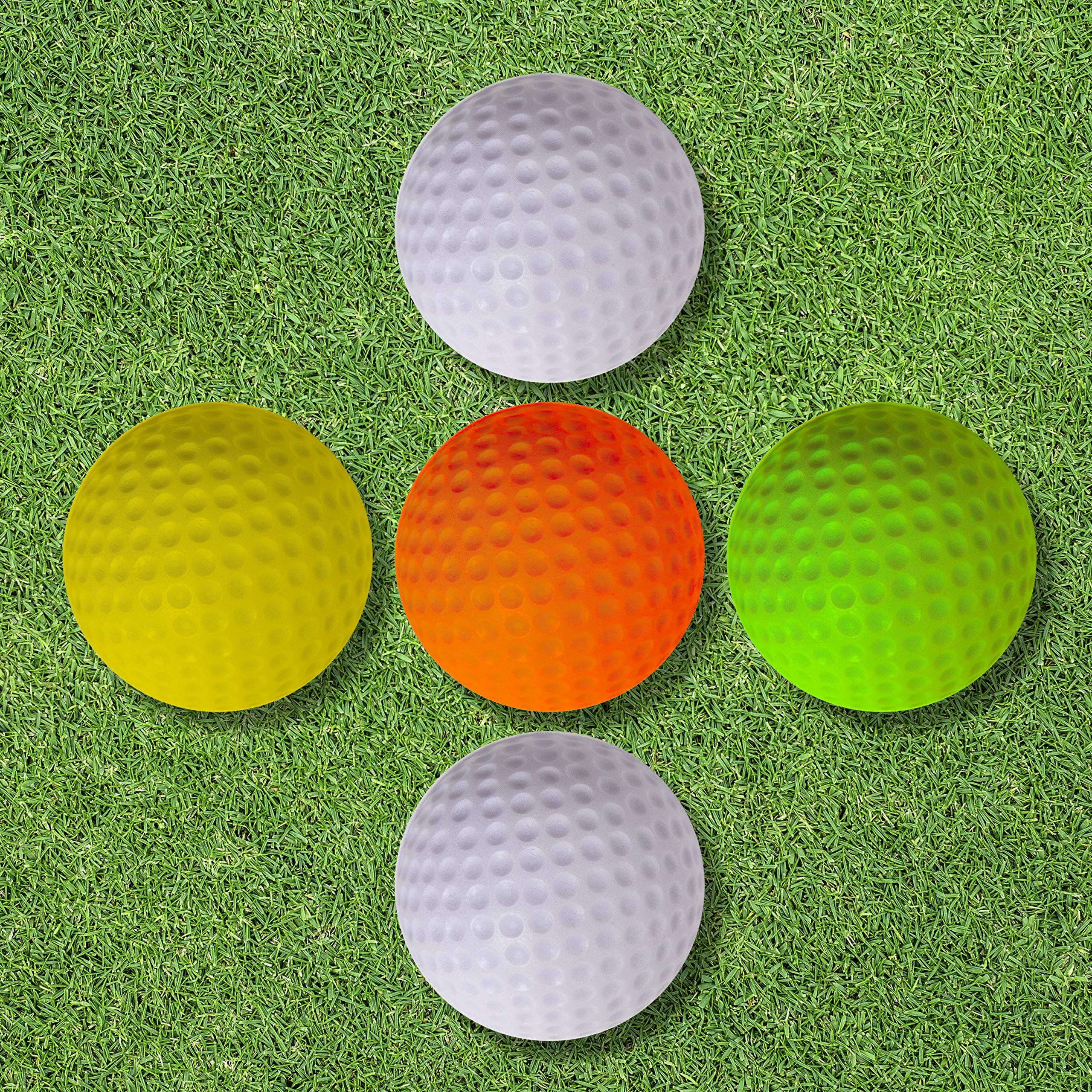 Jef World of Golf Foam Practice Balls (42 Multi-Colored Balls)