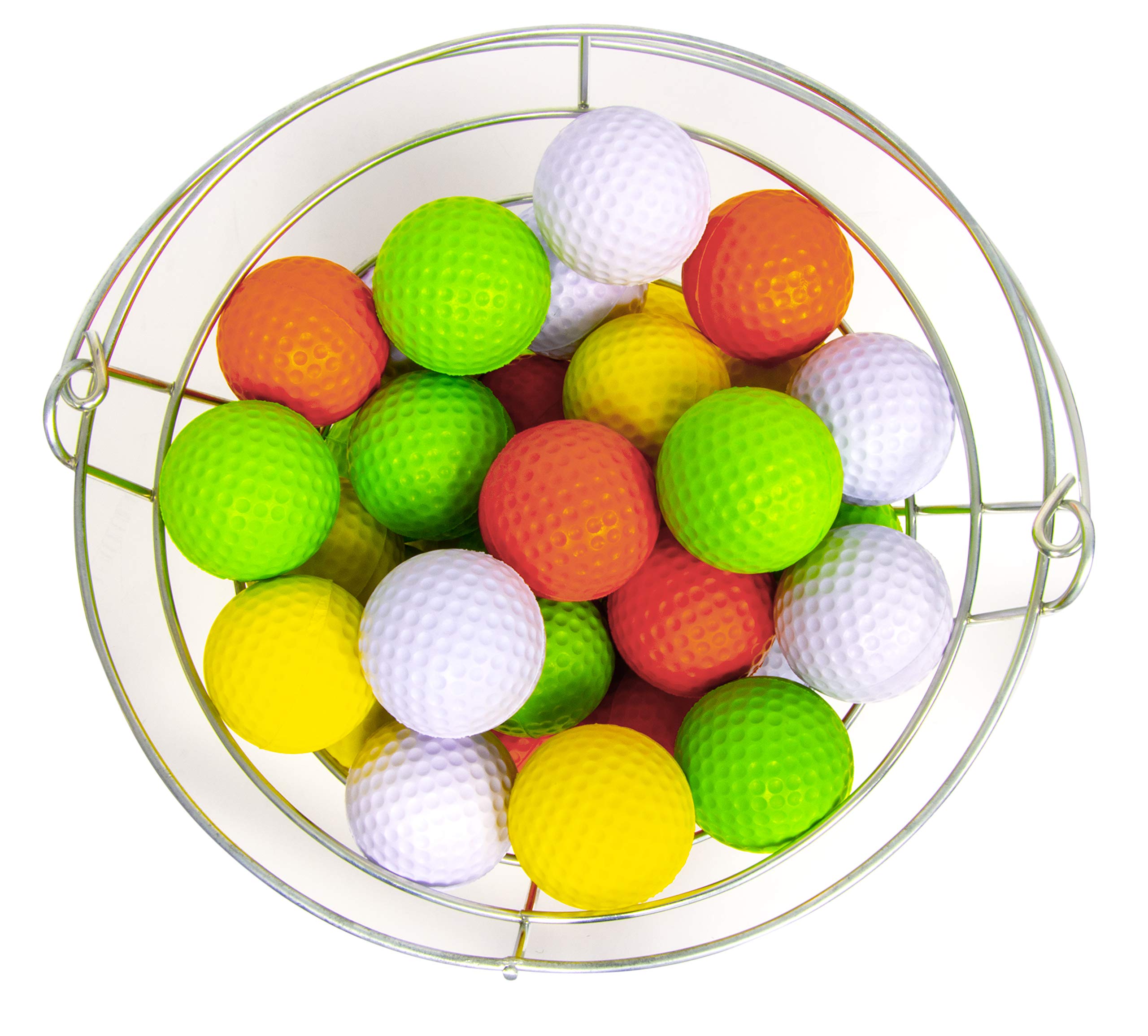 Jef World of Golf Foam Practice Balls (42 Multi-Colored Balls)