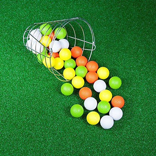 Jef World of Golf Foam Practice Balls (42 Multi-Colored Balls)