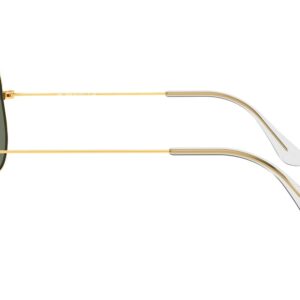 Ray-Ban RB3029 Outdoorsman II Aviator Sunglasses, Gold Rose/G-15 Green, 62 mm