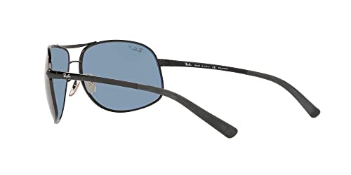 Ray-Ban Men's RB3387 Polarized Pilot Sunglasses, Black, 64mm