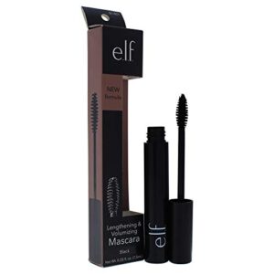 e.l.f. Lengthening and Volumizing Mascara, Black, 0.24 Ounce