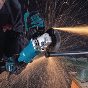 Makita GA5020 5" SJS Angle Grinder, with AC/DC Switch, Blue