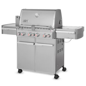 Weber Summit S-470 4-Burner Liquid Propane Grill, Stainless Steel 580-Square Inch