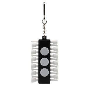 ProActive Sports Golf Tee Holder with Ball Markers and 12 Tee