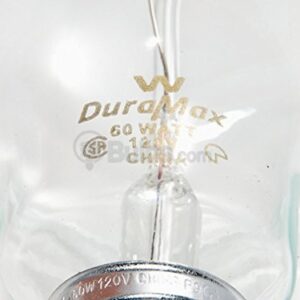 Philips 60w 120v G40 DuraMax Clear E26 Decorative Incandescent Light Bulb