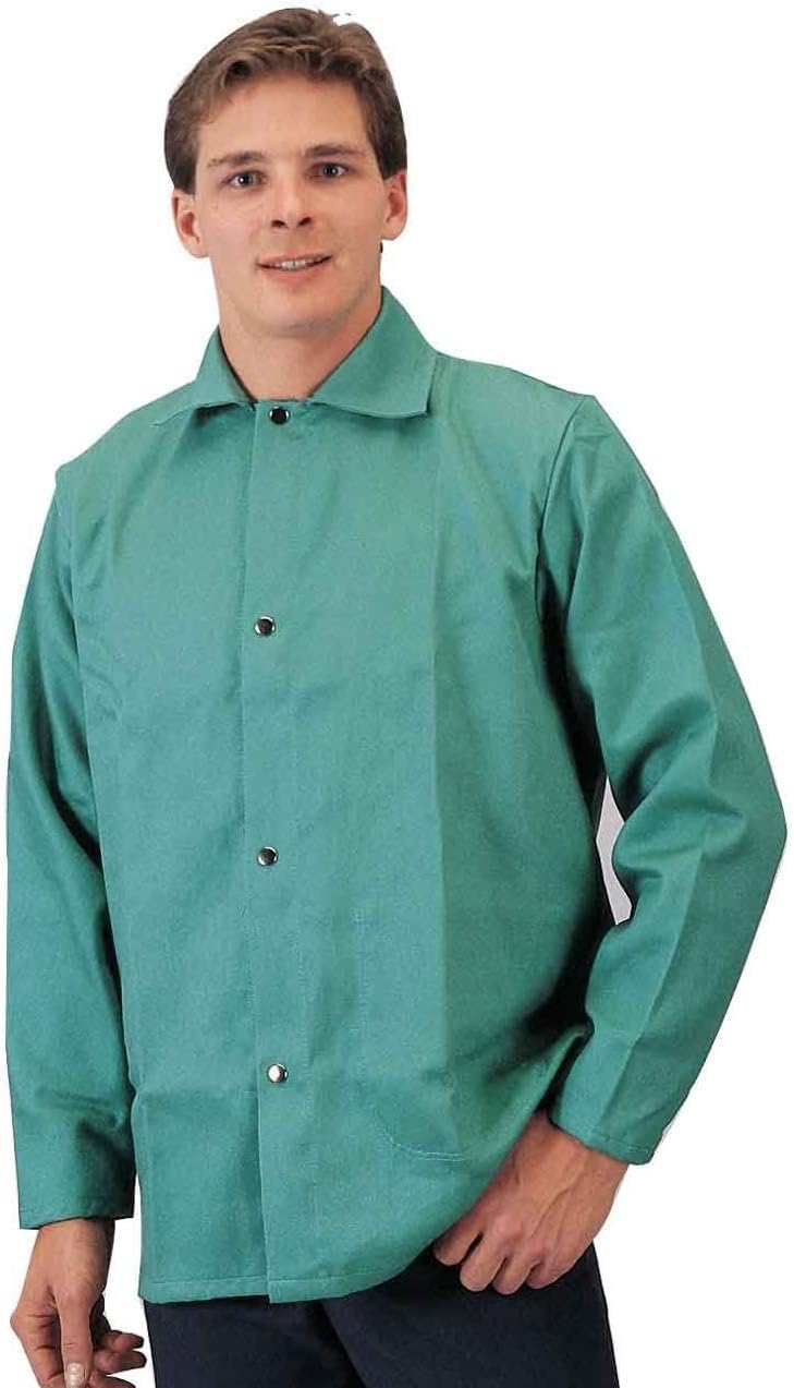 Tillman Flame Retardant Clothing Modern Jacket, 30" L, Green, L, Green, Large US