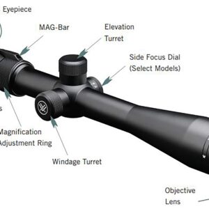 Vortex Optics Viper 6.5-20x50 Parallax Adjustment, Second Focal Plane Riflescope - Mil Dot Reticle