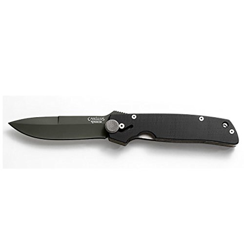 Camillus Cuda 9" Durable Lightweight Corrosion-Resistant Drop Point AUS-8 Stainless Steel Everyday Carry Folding Pocket Knife with Cuda Opening Technology