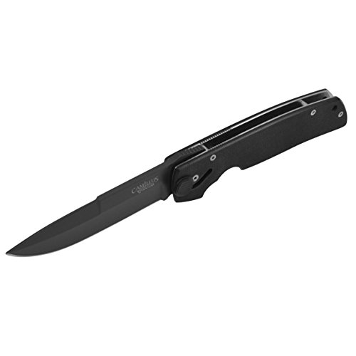 Camillus Cuda 9" Durable Lightweight Corrosion-Resistant Drop Point AUS-8 Stainless Steel Everyday Carry Folding Pocket Knife with Cuda Opening Technology