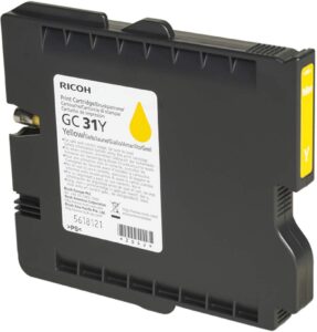 ricoh 405691 yellow ink print cartridge type gc31y