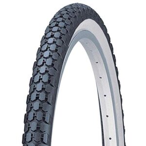 Kenda Cruiser Wire Bead Bicycle Tire, Whitewall, 26-Inch x 2.125-Inch