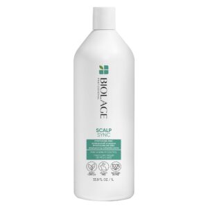 biolage scalp sync anti-dandruff shampoo | targets dandruff, controls the appearance of flakes & relieves scalp irritation | paraben-free | vegan