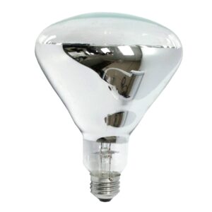 SYLVANIA Brooder Heat Lamp Light Bulb, BR40, 125W (15451)