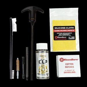 Kleenbore Gun Care Classic Cleaning Kit, for 40/41/10MM Handgun, with Storage Box K220A, blk.40/.41/10mm