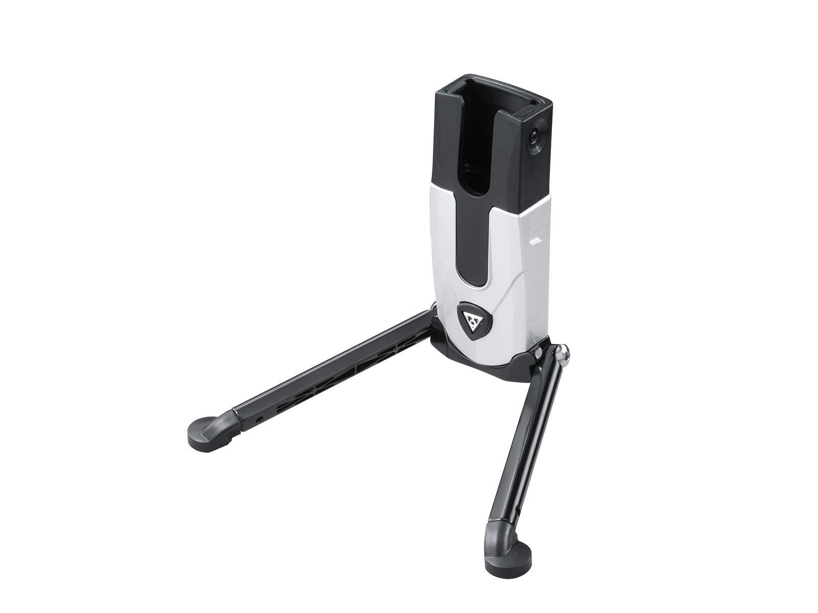 TOPEAK FlashStand Fat Bike Stand, Silver, Black, 15.7 x 9.6 x 3 cm / 6.2” x 3.8” x 1.2” (Folded) 19.8 x 16.6 x 13.6 cm / 7.8” x 6.5” x 5.3