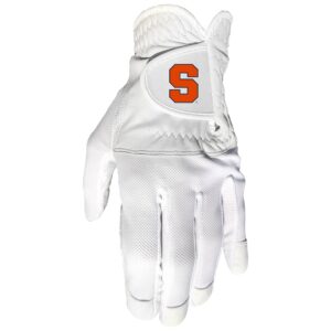 team golf ncaa syracuse cool mesh with cabretta leather - one size - mens left team golf ncaa cool mesh with cabretta leather - one size - mens left