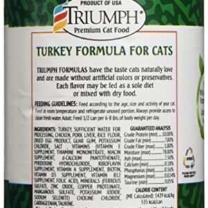 Triumph Turkey Canned Cat Food, Case Of 12, 13 Oz.