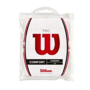 wilson pro overgrip-comfort 12 pack. white