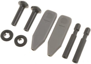 dorman 75399 door lock knob assortment compatible with select ford / lincoln models, 8 piece