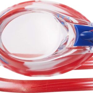 TYR Kids Swimple Swim Goggle, Clear/Red/Navy