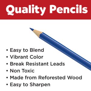 Faber-Castell Triangular Colored EcoPencils - 24 Colored Pencils for Kids, Pre-Sharpened Coloring Pencils, Art Colored Pencils for Adult Coloring, Kids and Beginners