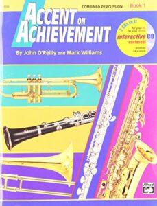 alfred accent on achievement book 1 for combined percussion (s.d.