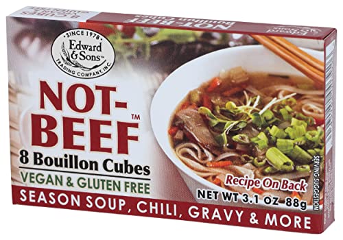 Edward & Sons Not Beef Bouillon Cubes, 3.1 oz