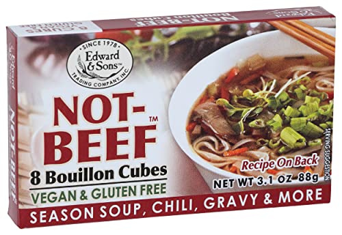 Edward & Sons Not Beef Bouillon Cubes, 3.1 oz