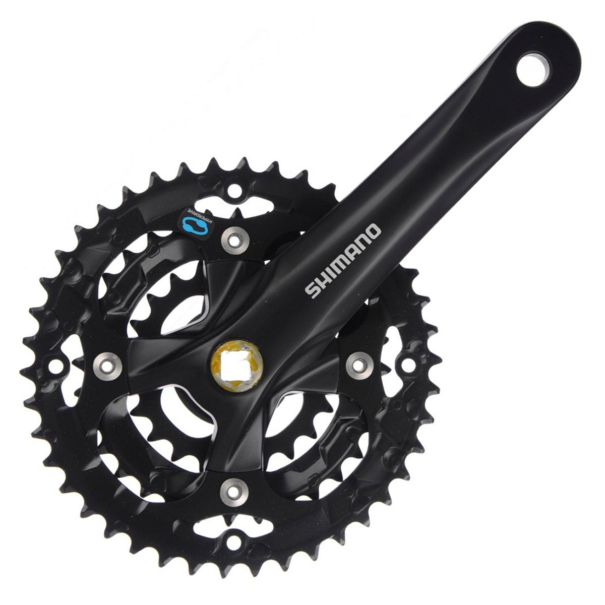 Shimano M361 Hybrid Crankset (Black, 175mm X 42/32/22T)