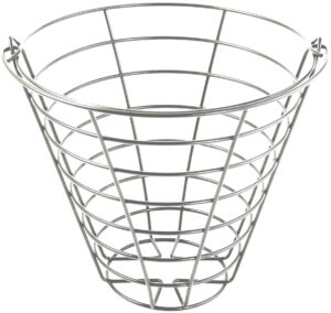 small metal wire golf ball range basket bucket with handle