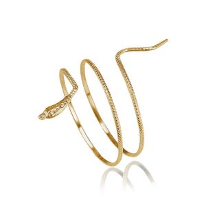 hithop gold snake bracelet arm cuff jewelry gold arm band upper arm cuff gold arm bands for women arm cuff bangle for women gold wrist cuff gold evening bracelet, one size