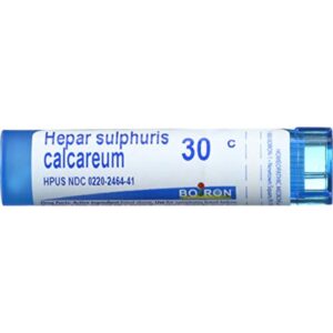 boiron - hepar sulphuris calc 30c, 30c, 80 pellets