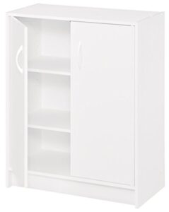 closetmaid 8982 stackable 2-door organizer, white