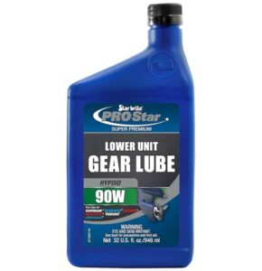 star brite hypoid 90w lower unit gear lube - ultimate marine grade lubricant for outboard motors & stern drives - 32 oz (027132)