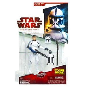 hasbro star wars 2009 clone wars animated action figure cw-20 clone trooper denal