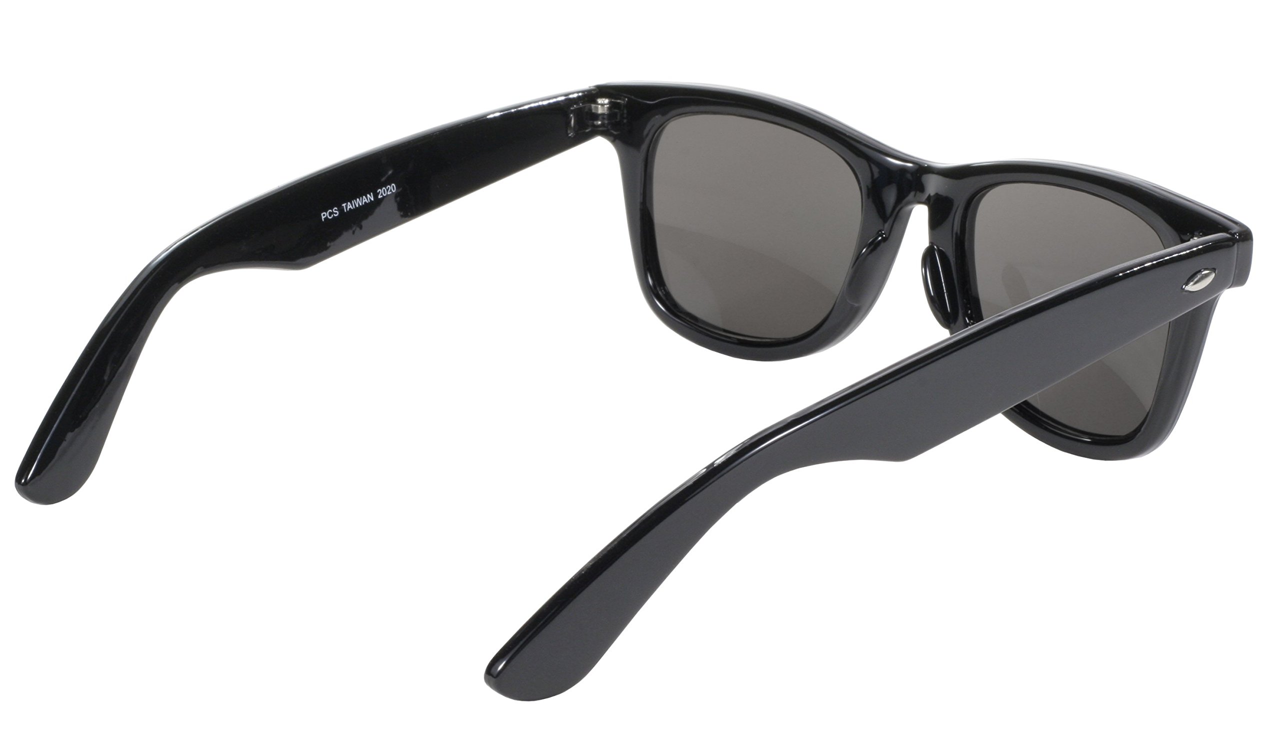 Pacific Coast Blues Brothers Glasses (Black Frame/Smoke Lens)