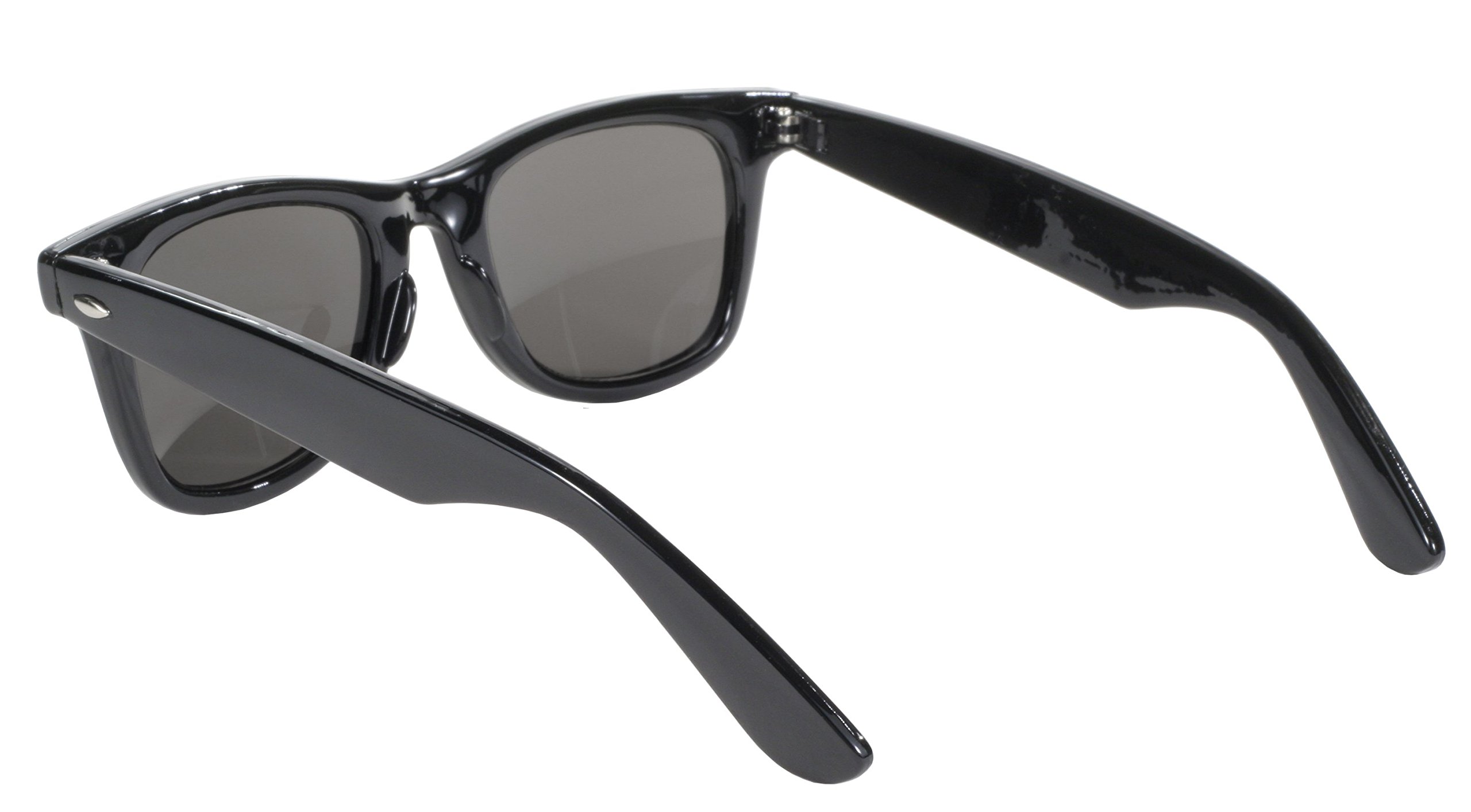 Pacific Coast Blues Brothers Glasses (Black Frame/Smoke Lens)