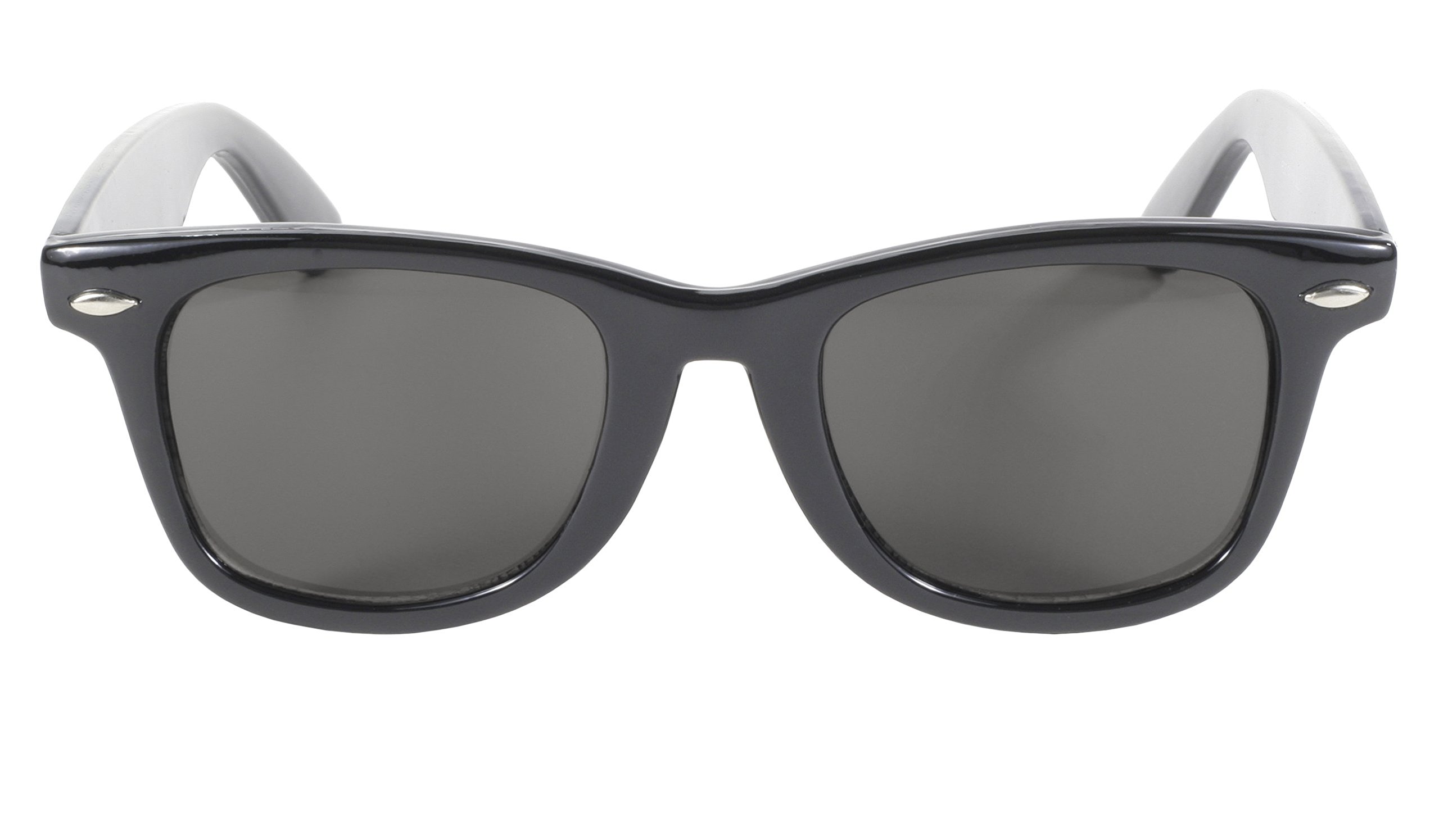 Pacific Coast Blues Brothers Glasses (Black Frame/Smoke Lens)