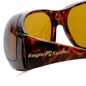 Eagle Eyes FitOns Polarized Sunglasses - Tortoise Shell