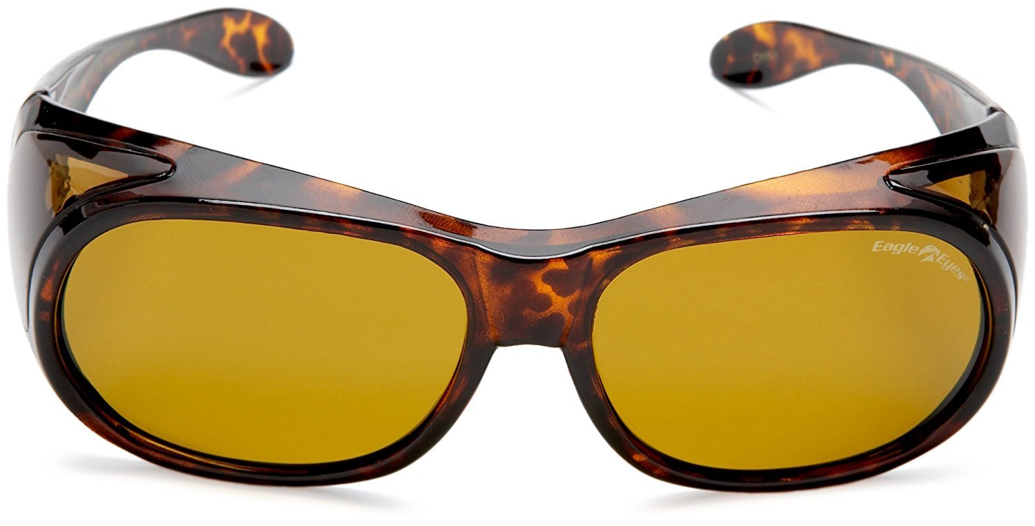 Eagle Eyes FitOns Polarized Sunglasses - Tortoise Shell