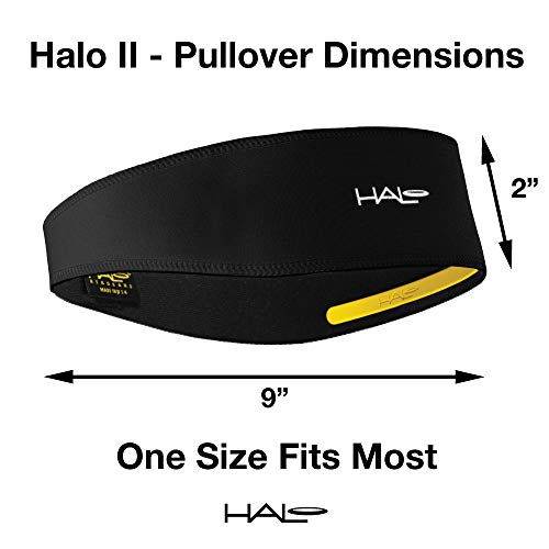 Halo II Headband Sweatband Pullover, Black